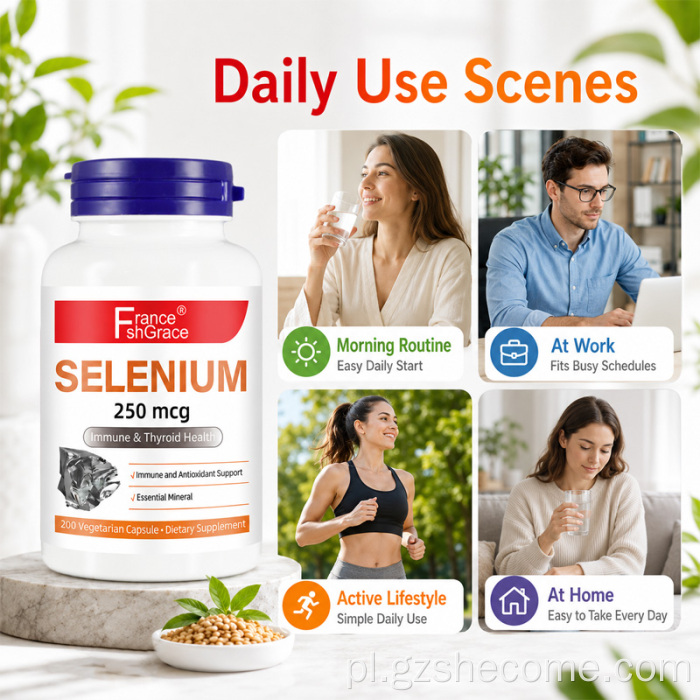 Shecome Selenium Capsules Wsparcie odporności